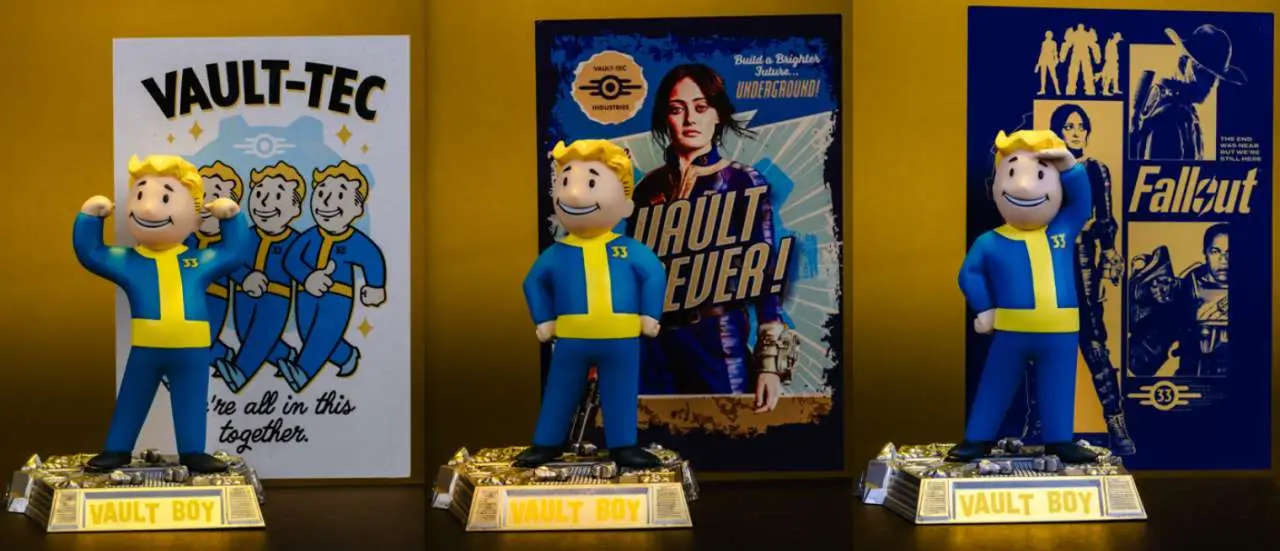 Movie Maniacs Fallout Vault Boy Assortment Set (3) DS Modellismo Movie Maniacs Fallout Vault Boy Assortment