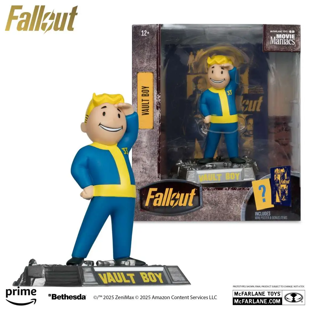 Movie Maniacs Fallout Vault Boy Assortment Set (3) DS Modellismo Movie Maniacs Fallout Vault Boy Assortment