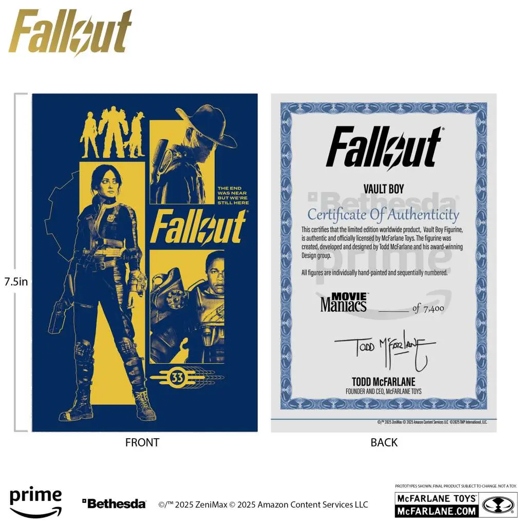 Movie Maniacs Fallout Vault Boy Assortment Set (3) DS Modellismo Movie Maniacs Fallout Vault Boy Assortment
