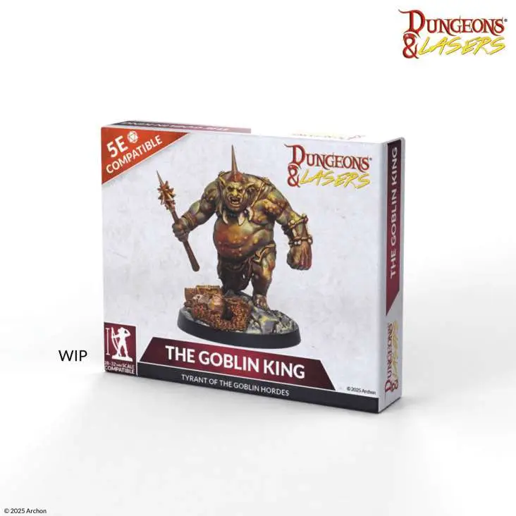 Dungeons & Laser Goblin King DS Modellismo Dungeons & Laser Goblin King ARCHON GAMES