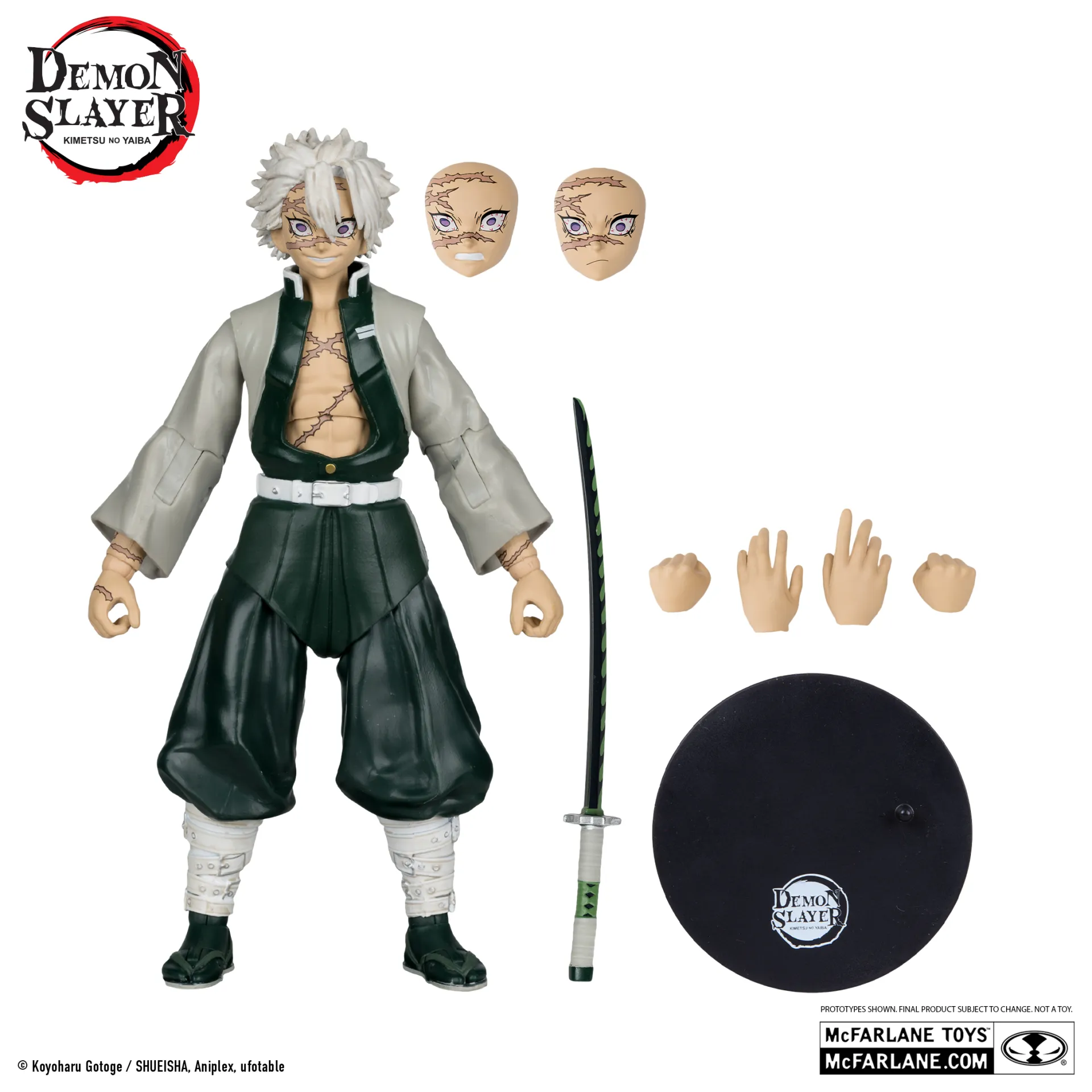 Demon Slayer WV7 Sanemi Shinazugawa Season 3 Action Figure DS Modellismo Demon Slayer WV7 Sanemi Shinazugawa Season 3