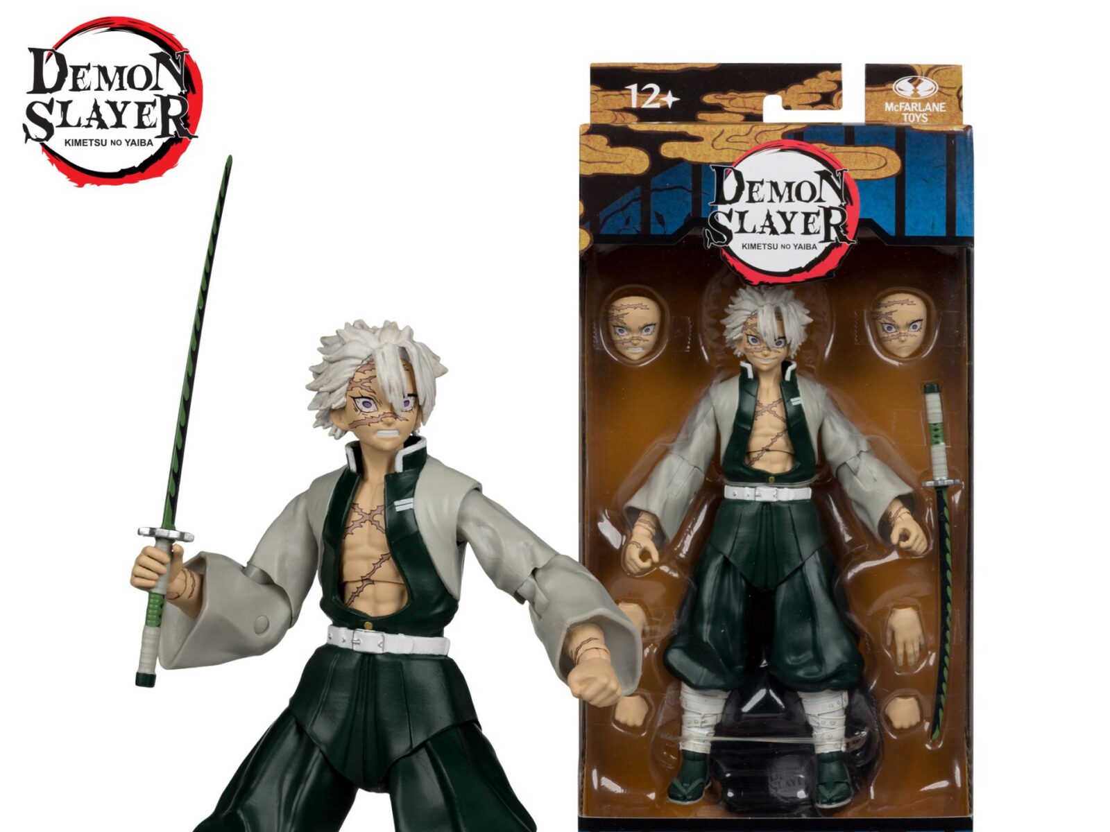 Demon Slayer WV7 Sanemi Shinazugawa Season 3 Action Figure DS Modellismo Demon Slayer WV7 Sanemi Shinazugawa Season 3