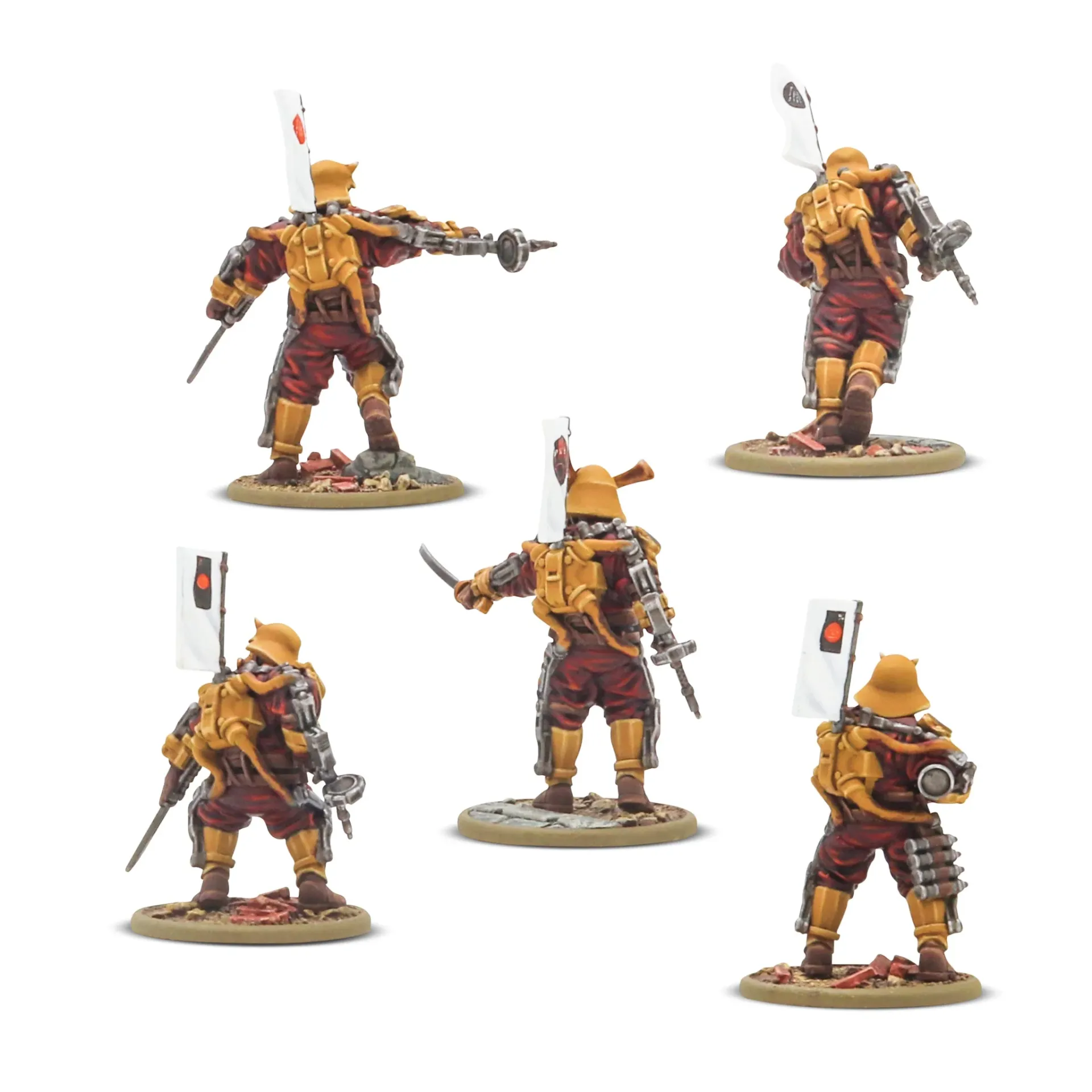 Konflikt 47 Empire of Japan Assault-Frame Armoured Infantry Squad DS Modellismo Konflikt 47 Empire Japan Assault-Frame