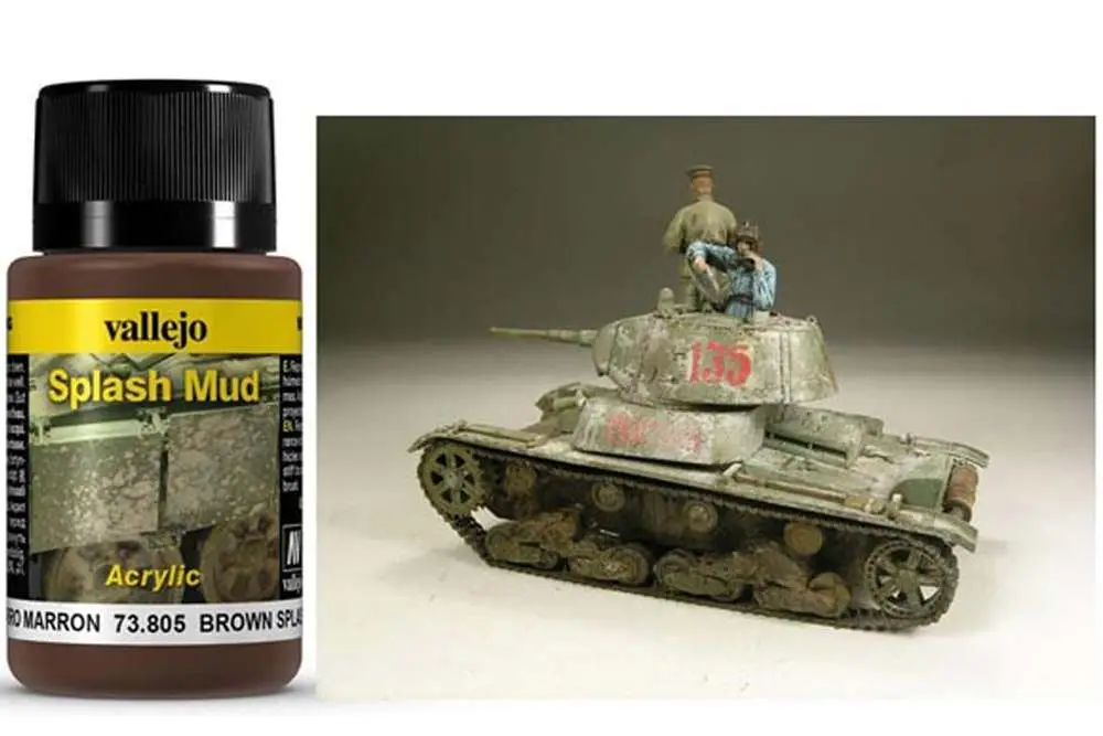 Weathering 73805 Brown Splash Mud 40 ml DS Modellismo Weathering 73805 Brown Splash Mud 40 ml