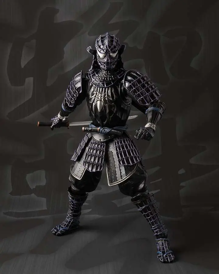 Samurai Black Spider-Man AF DS Modellismo Samurai Black Spider-Man Af BANDAI