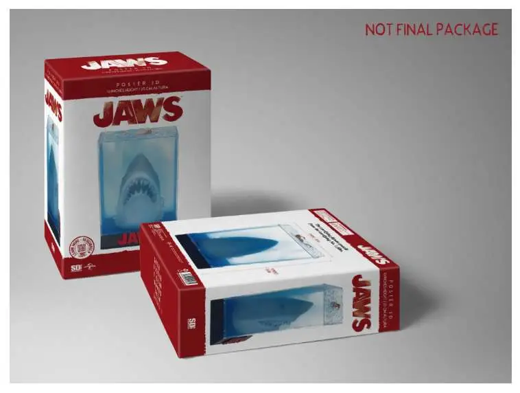 Poster Jaws 3D Figure DS Modellismo Poster Jaws 3D SD TOYS