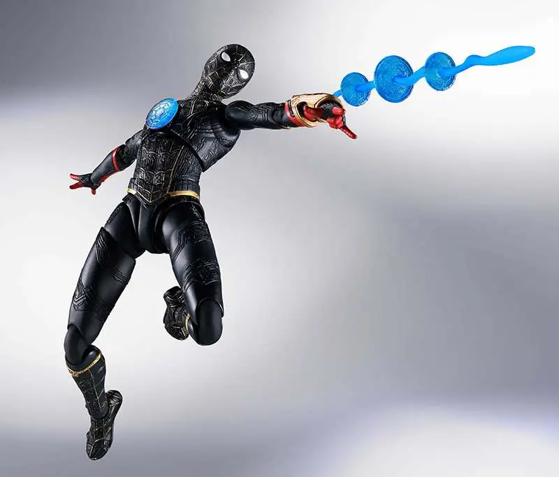 Spider-Man NO Way Home Black/Gold SHF DS Modellismo Spider-Man No Way Home Black/Gold Shf BANDAI