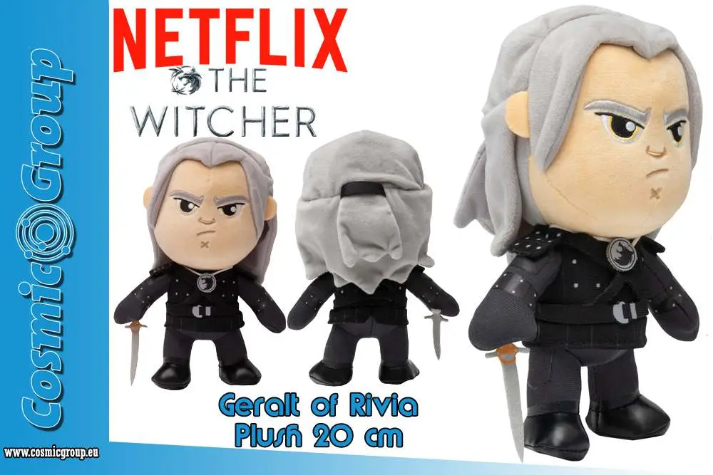 Peluche Netflix the Witcher Geralt DS Modellismo Peluche Netflix Witcher Geralt J!NX