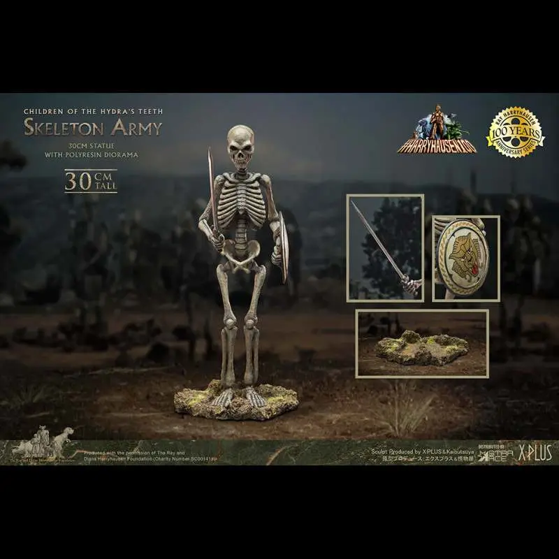 Statua Ray Harryhausen Skeleton Army DS Modellismo Statua Ray Harryhausen Skeleton Army
