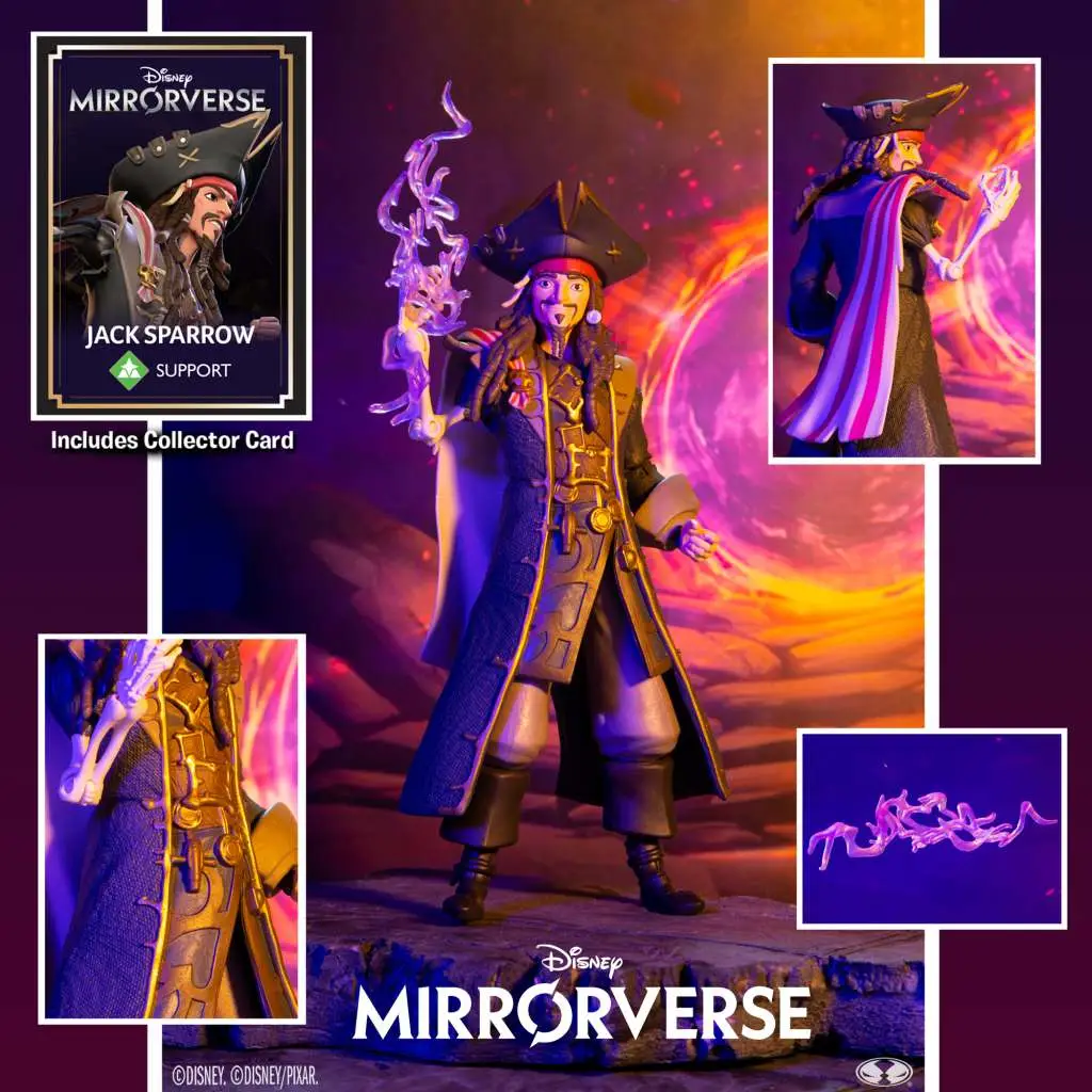 Disney Mirror 7INCH Jack Sparrow AF DS Modellismo Disney Mirror 7INCH Jack Sparrow Af