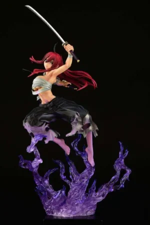 Statua Fairy Tail Erza Samurai Shikkoku