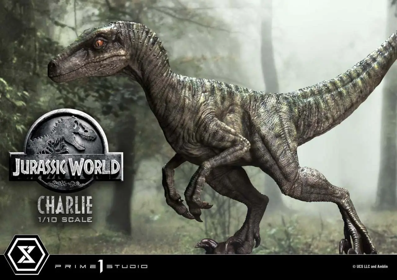 Statua Jurassic World Charlie Prime Coll DS Modellismo Statua Jurassic World Charlie Prime Coll