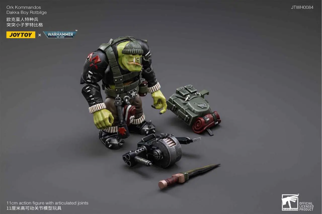 WH40K Ork Kommandos Dakka Boy Rotbilge DS Modellismo WH40K Ork Kommandos Dakka Boy Rotbilge