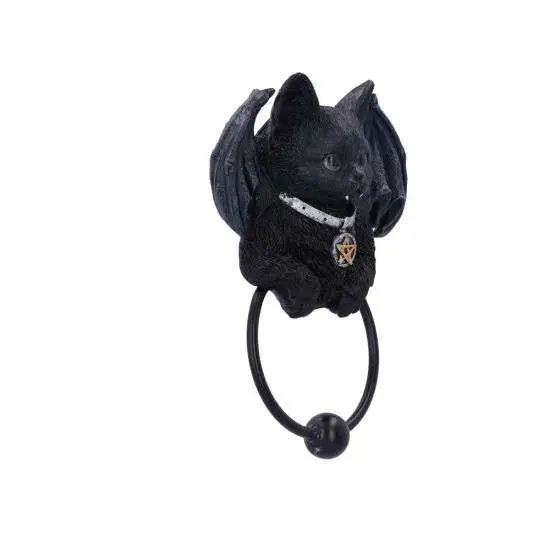 Vampuss Black Bat Cat Door Knocker DS Modellismo Vampuss Black Bat Cat Door Knocker