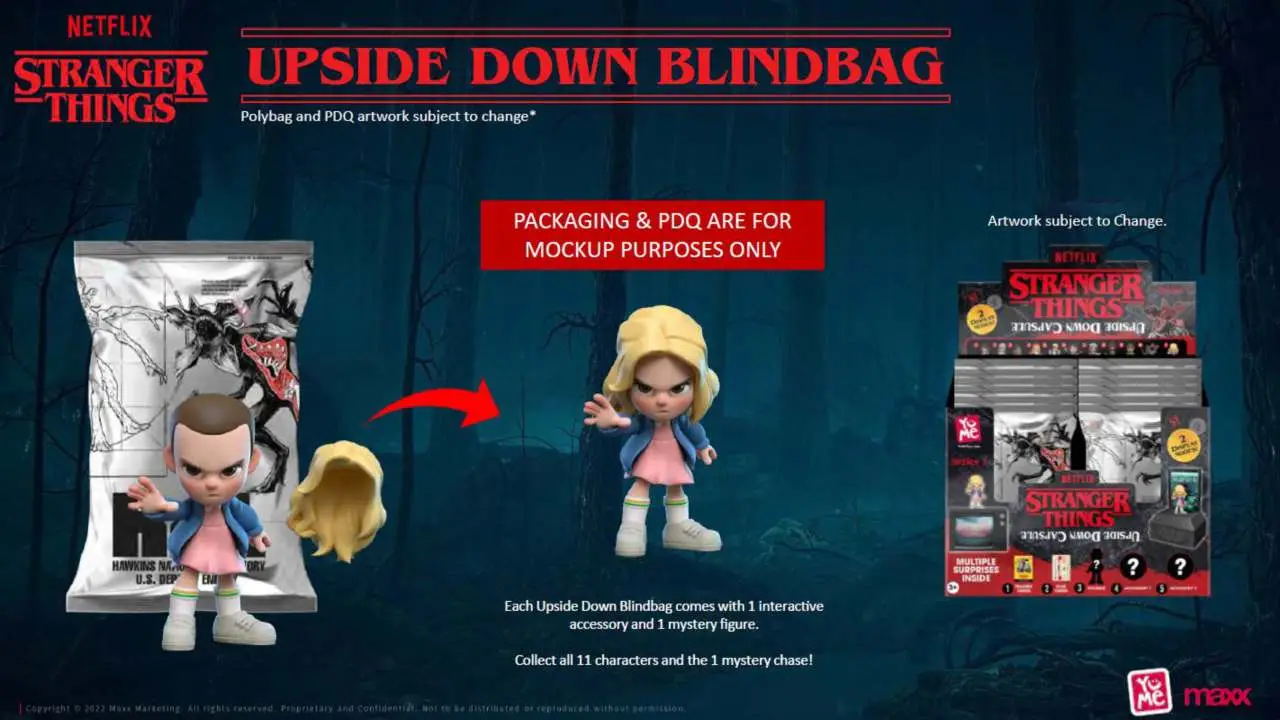 Stranger Things - Upside Down Blind Bags - 24 Units Counter Display DS Modellismo Stranger Things Upside Down Blind Bags 24