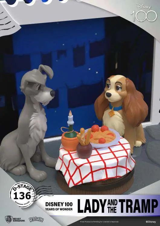 D-stage Disney 100 Years Lady and Tramp DS Modellismo D-stage Disney 100 Years Lady Tramp