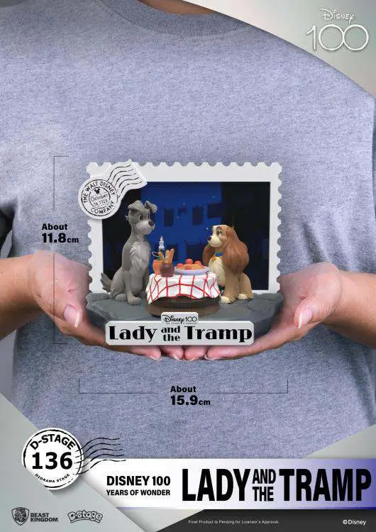 D-stage Disney 100 Years Lady and Tramp DS Modellismo D-stage Disney 100 Years Lady Tramp