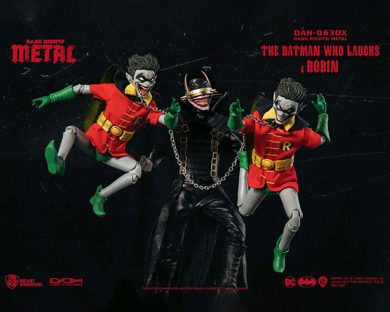 DN Metal Batman Laughs + Robin Dah LTD DS Modellismo Dn Metal Batman Laughs Robin Dah Ltd