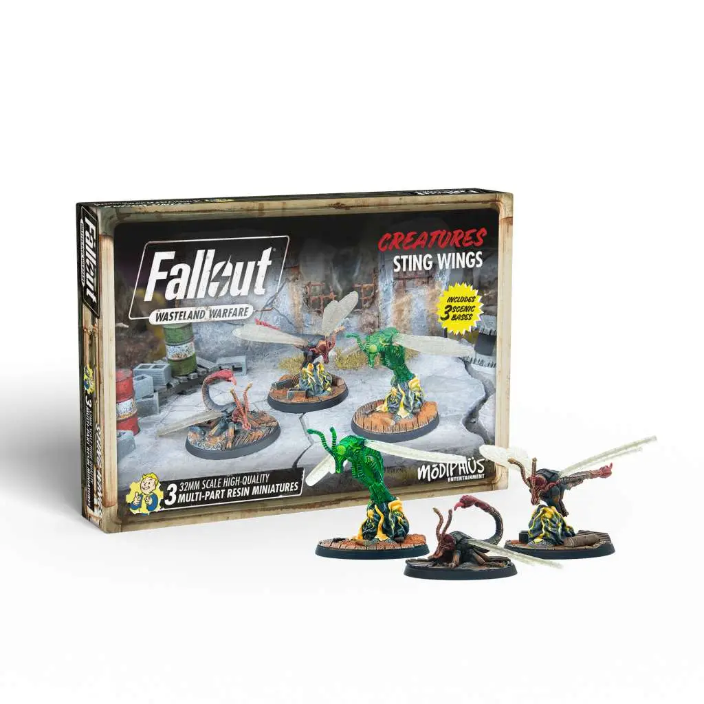 Fallout WW Creatures Stingwings DS Modellismo Fallout Ww Creatures Stingwings MODIPHIUS
