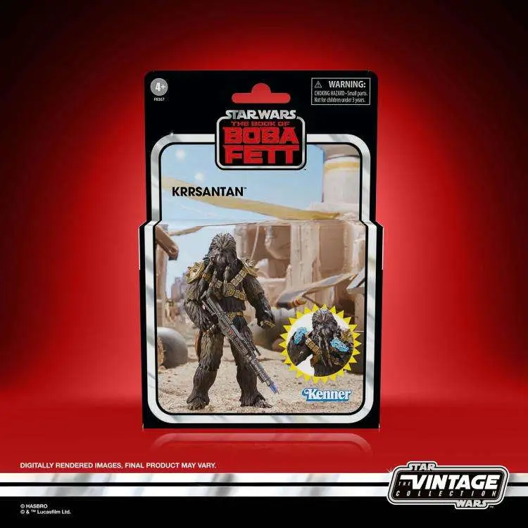 SW Vintage Tbobf Black Krrsantan AF DS Modellismo Sw Vintage Tbobf Black Krrsantan Af HASBRO