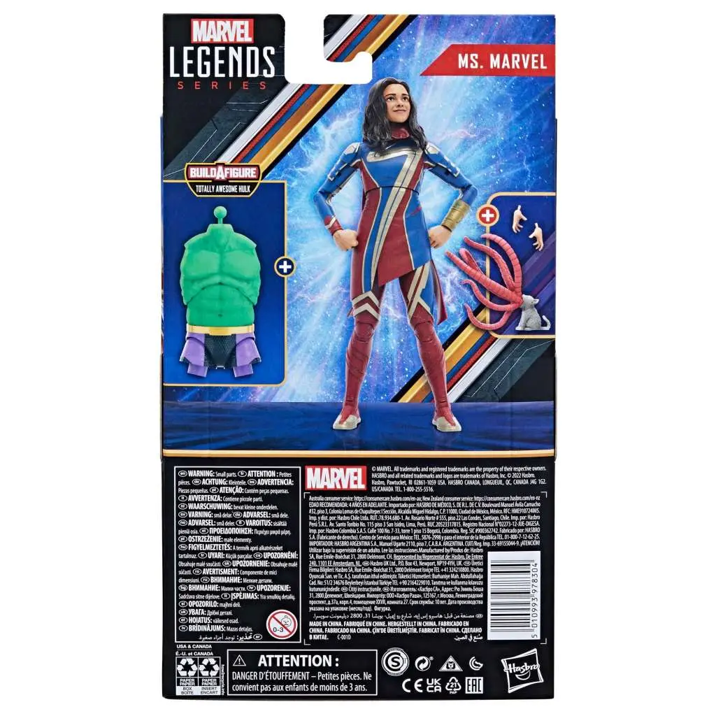 Marvel Legends Tah MS Marvel AF DS Modellismo Marvel Legends Tah Ms Marvel Af HASBRO