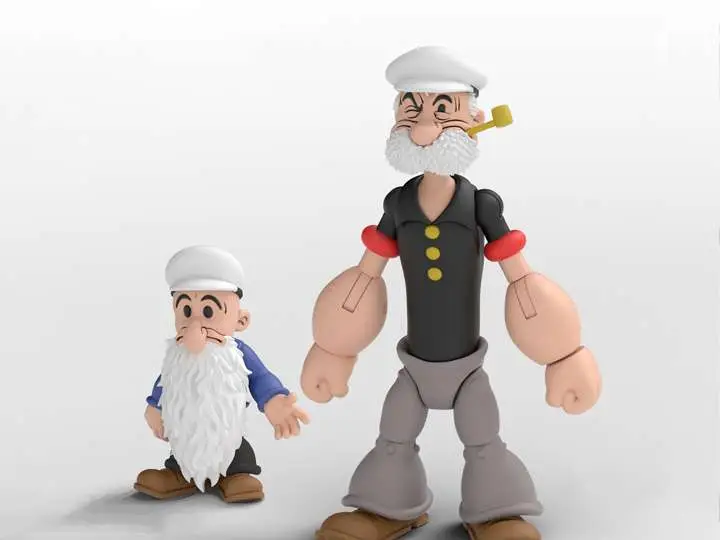 Popeye Wave 2 Poopdeck Pappy AF DS Modellismo Popeye Wave 2 Poopdeck Pappy Af
