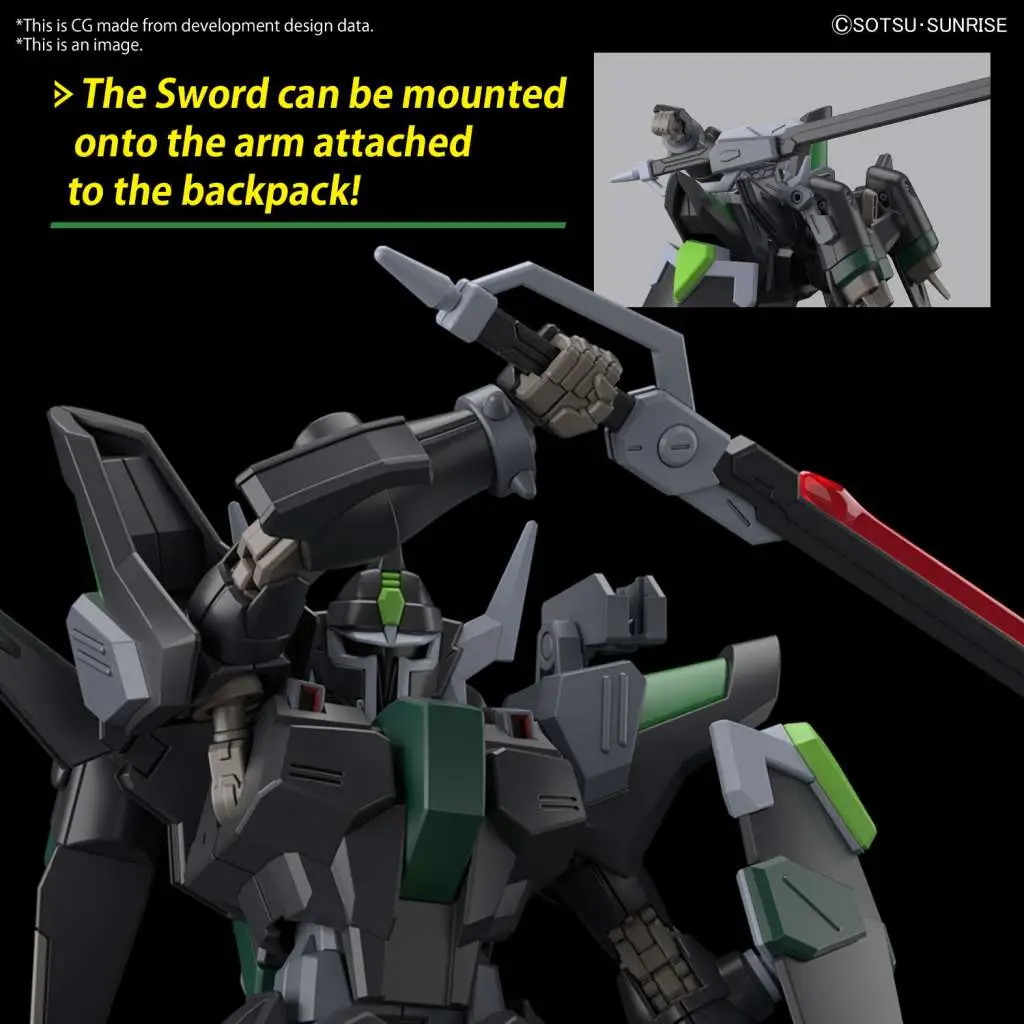 HG Black Knight Squad Rud RO A 1/144 DS Modellismo Hg Black Knight Squad Rud Ro scala 1/144