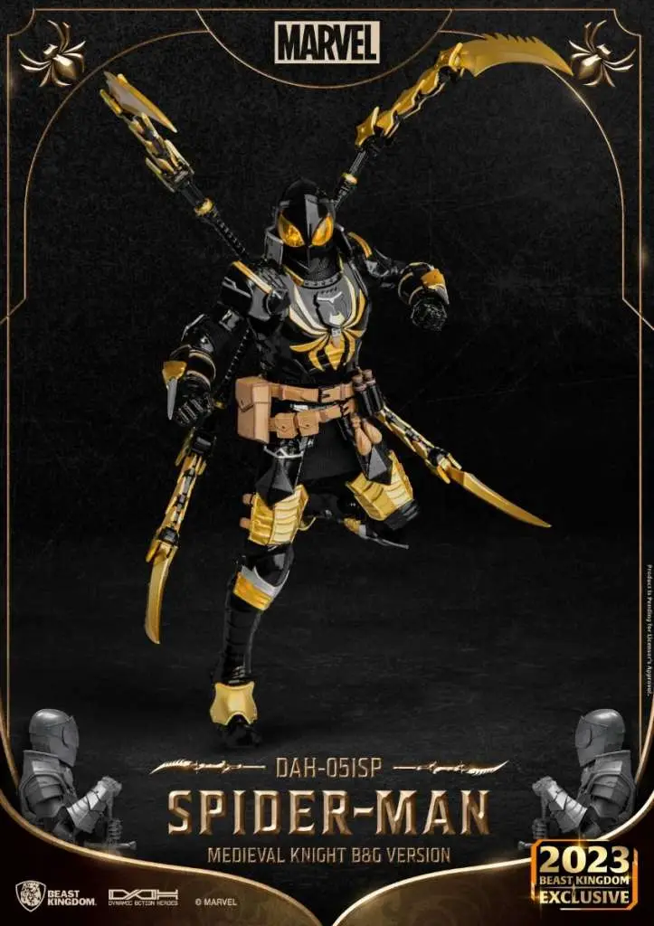 Medieval Knight Spider-Man B&G Ver. Figu DS Modellismo Medieval Knight Spider-Man B&G Figu