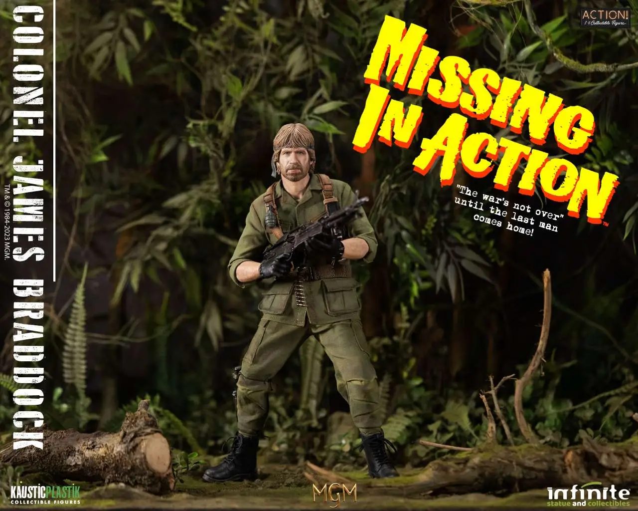 Missing in Action Colonel James Braddock 1/6 Action Figure Standard Edition DS Modellismo Missing in Action Colonel James scala 1/6