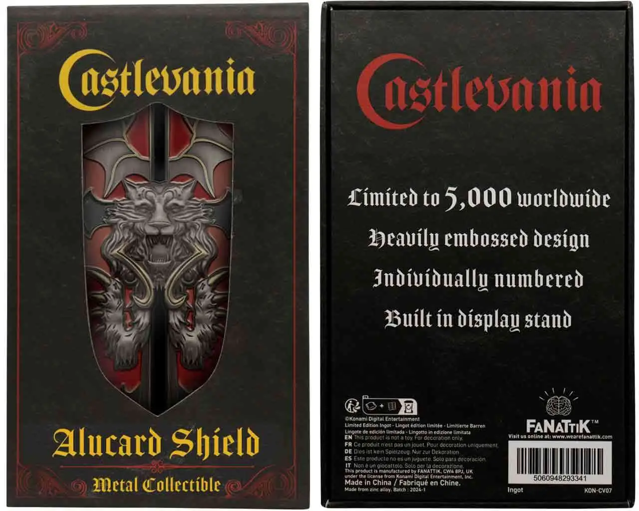 Castlevania - Alucard Shield - edizione limitata Ingot DS Modellismo Castlevania Alucard Shield edizione limitata