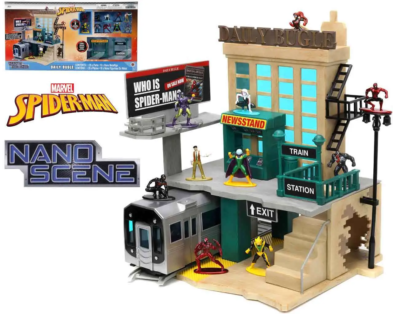 Marvel Spider Man Daily Bugle Nano Scene Diorama DS Modellismo Marvel Spider Man Daily Bugle Nano Scene