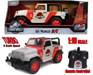 Jurassic Park 1992 Jeep Wrangler scala 1/16