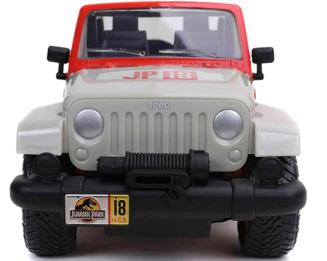 Jurassic Park 1992 Jeep Wrangler YJ Sahara 1/16 Remote Control Model DS Modellismo Jurassic Park 1992 Jeep Wrangler scala 1/16