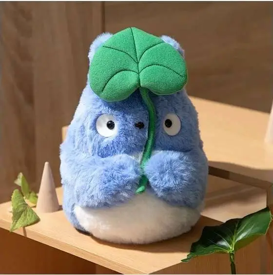 Peluche Il mio vicino Totoro Nakayoshi Blue with Leaf DS Modellismo Peluche Il mio vicino Totoro Nakayoshi Blue
