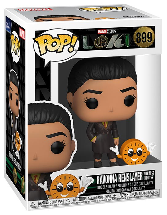 FUNKO POP Marvel Loki Ravonna Renslayer w/Miss Minutes 899 DS Modellismo Funko POP Marvel Loki Ravonna Renslayer