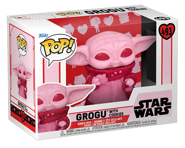 FUNKO POP Star Wars Valentines S2 Grogu w/Cookies 493 DS Modellismo Funko POP Star Wars Valentines S2 Grogu
