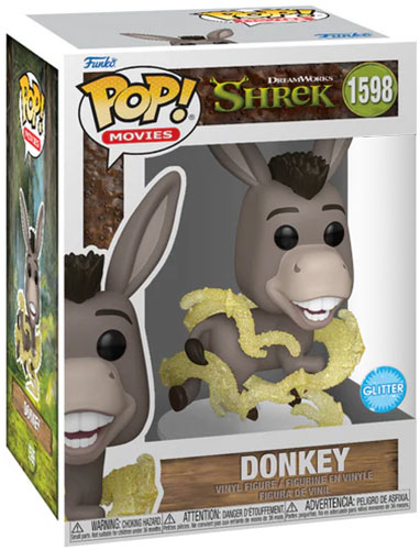 FUNKO POP Shrek 30th Donkey GLITTER 1598 DS Modellismo Funko POP Shrek 30th Donkey Glitter