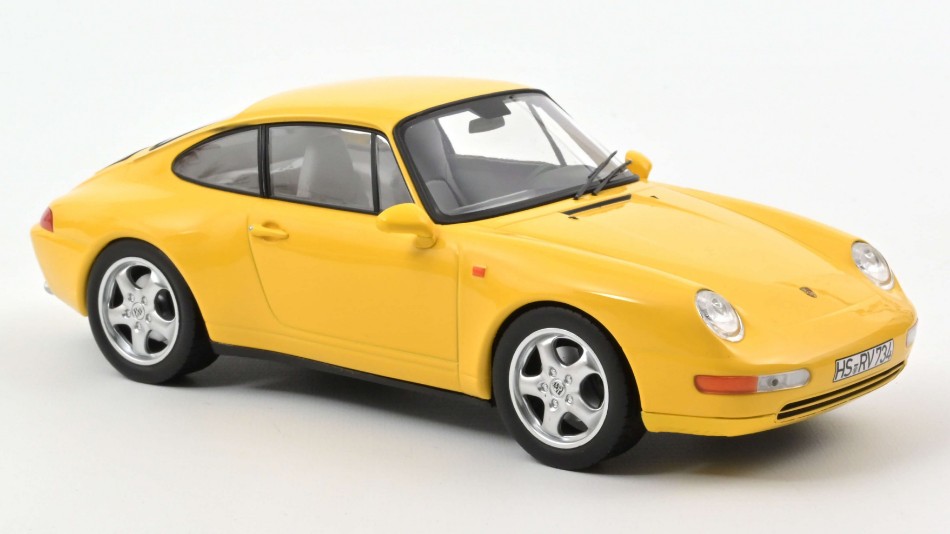 Porsche 911 Carrera 1994 Yellow 1:18 DS Modellismo Porsche 911 Carrera 1994 Yellow scala 1:18