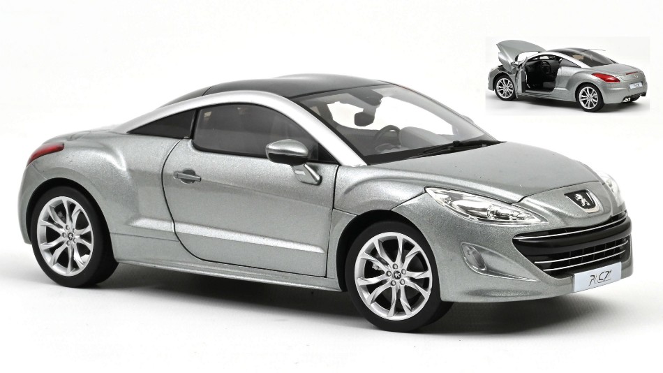 Peugeot RCZ 2010 Mercury Grey 1:18 DS Modellismo Peugeot Rcz 2010 Mercury Grey scala 1:18