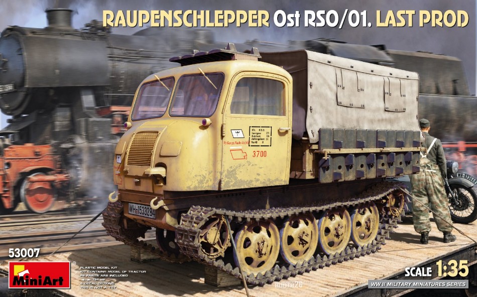 Raupenschlepper OST RSO/01 Last Prod. Kit 1:35 DS Modellismo Raupenschlepper Ost RSO/01 Last scala 1:35
