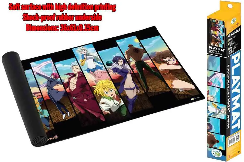 Tappetino da gioco Seven Deadly Sins Heroes Team DS Modellismo Tappetino da gioco Seven Deadly Sins Heroes