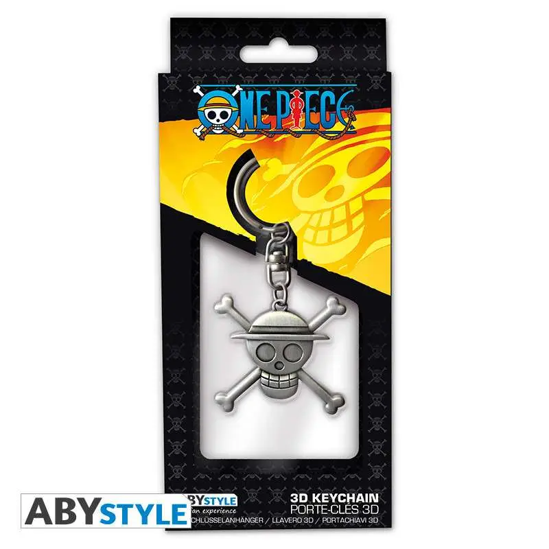 Portachiavi One Piece Luffy Skull 3d DS Modellismo Portachiavi One Piece Luffy Skull 3d