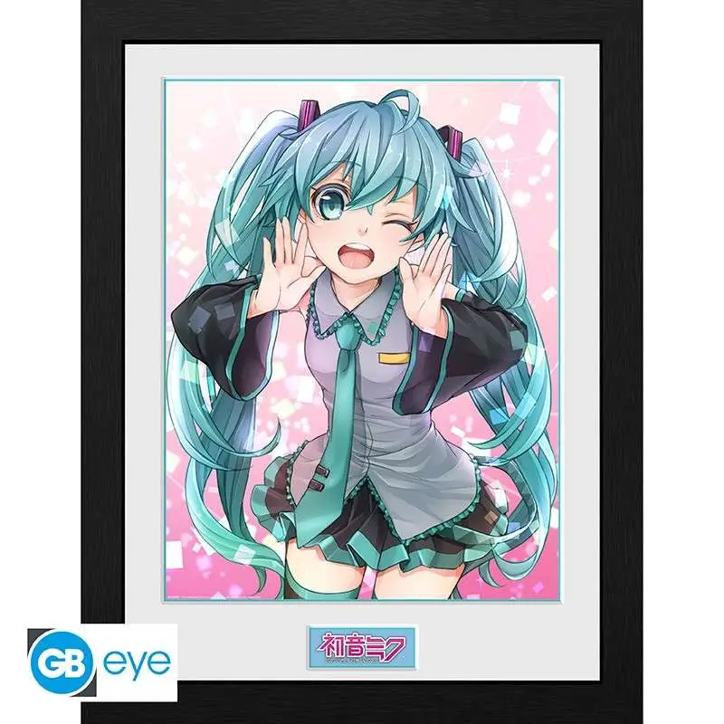 Stampa Artistica Hatsune Miku Wink Framed DS Modellismo Stampa Artistica Hatsune Miku Wink Framed