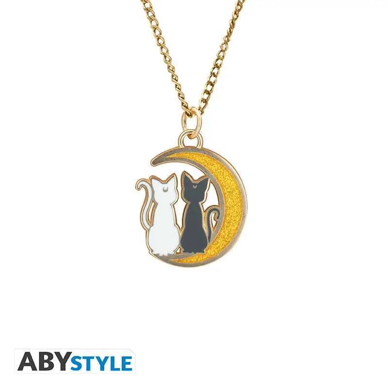Collana Sailor Moon Cats on The Moon Pendant DS Modellismo Collana Sailor Moon Cats on Moon Pendant