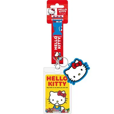 Portachiavi Sanrio Hello Kitty id & Lanyard DS Modellismo Portachiavi Sanrio Hello Kitty id & Lanyard