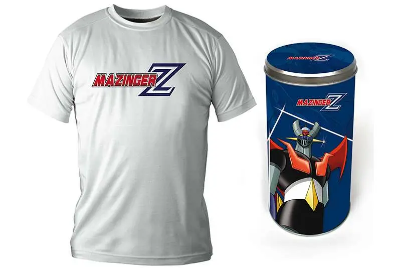 Maglietta Mazinger z Logo White Boy Dlx DS Modellismo Maglietta Mazinger z Logo White Boy Dlx