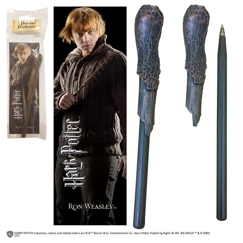 Penna hp Ron Weasley Wand And Bookmark DS Modellismo Penna hp Ron Weasley Wand Bookmark