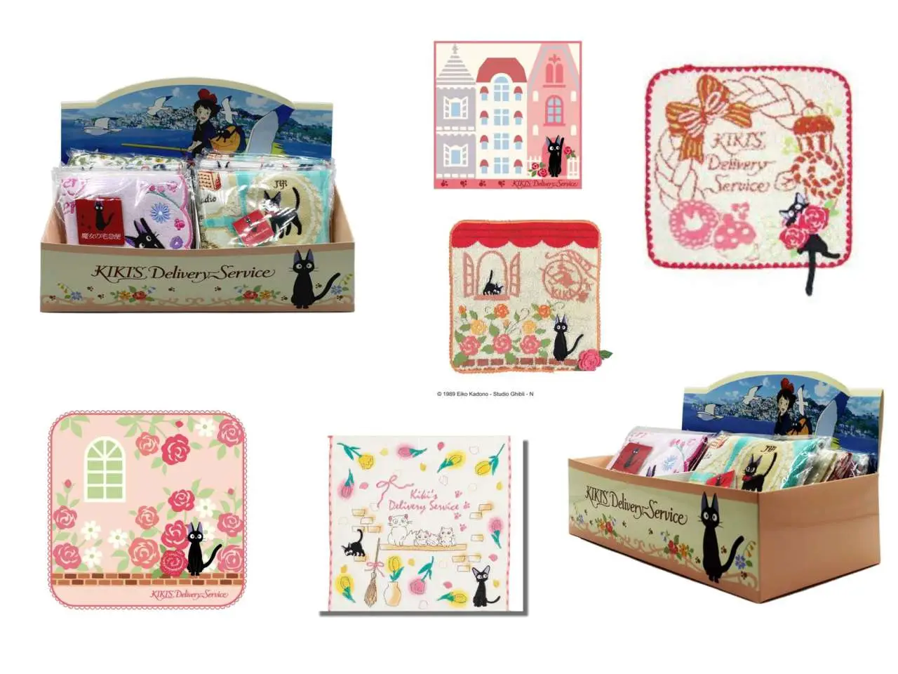 Asciugamano Kiki Delivery Service 25×25 Display (10) DS Modellismo Asciugamano Kiki Delivery Service 25×25