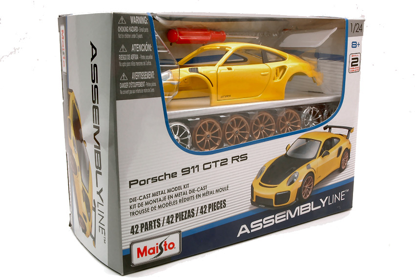 Porsche 911 GT2 RS Kit 1:24 DS Modellismo Porsche 911 GT2 RS Kit scala 1:24 Maisto