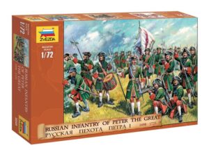 Russian Infantry Peter I Kit scala 1:72